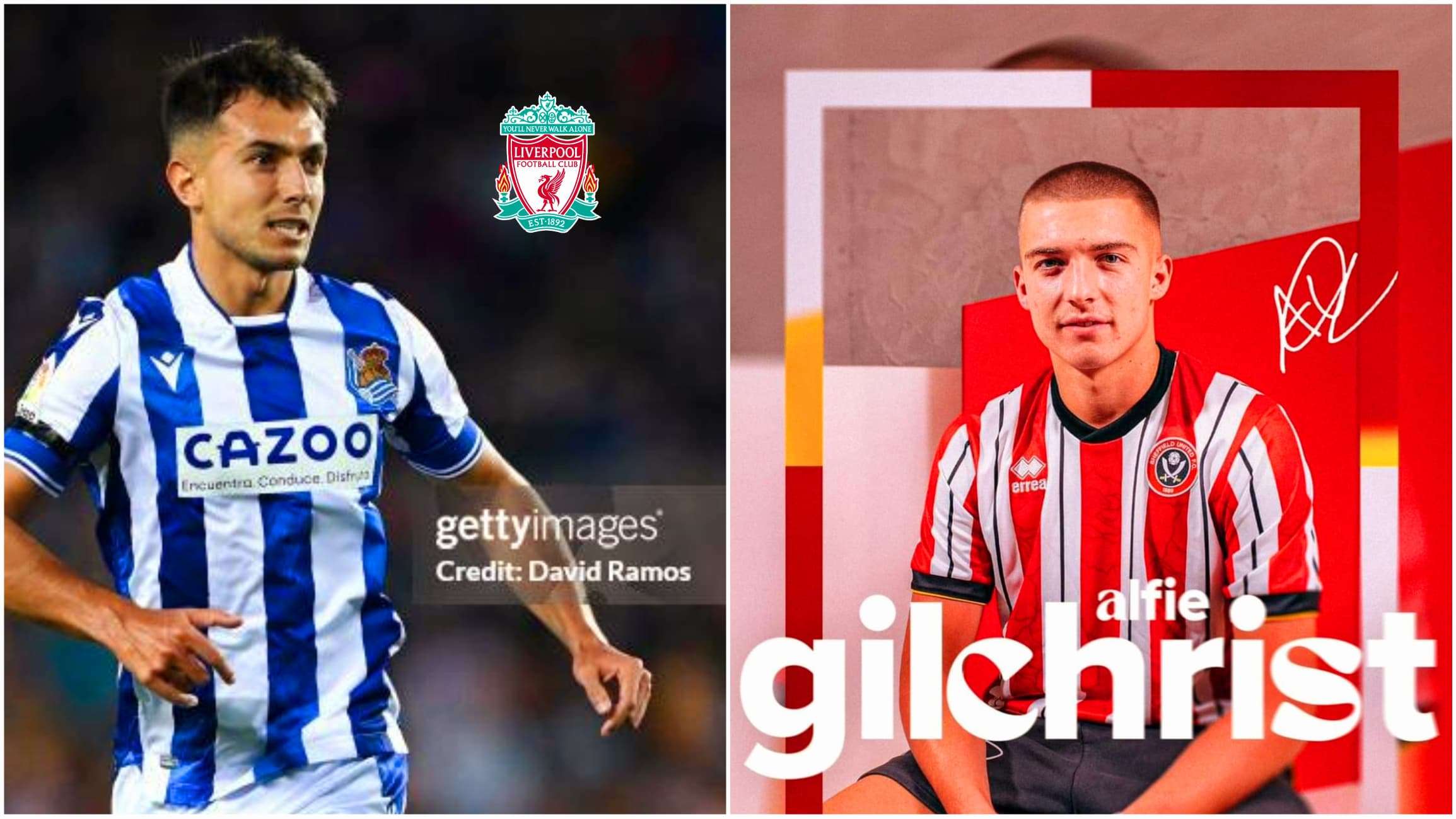 BREAKING NEWS: Liverpool are interested in a move to sign for Martin Zubimendi while Alfie Gilchrist has joined Sheffield United on a loan deal